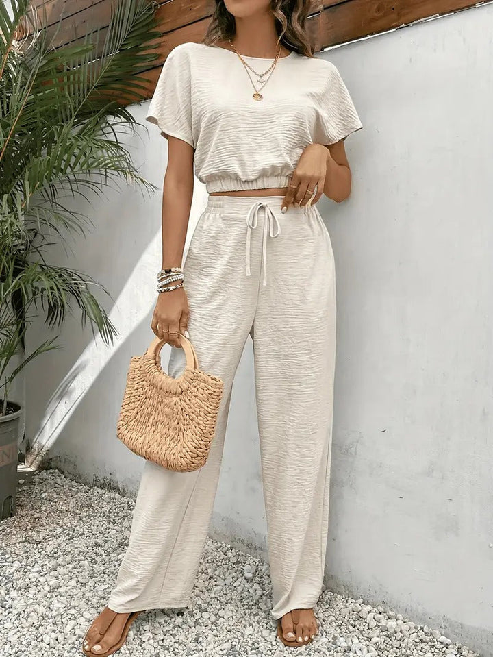 Ensemble d'été à la mode pour femmes | Pantalon et haut