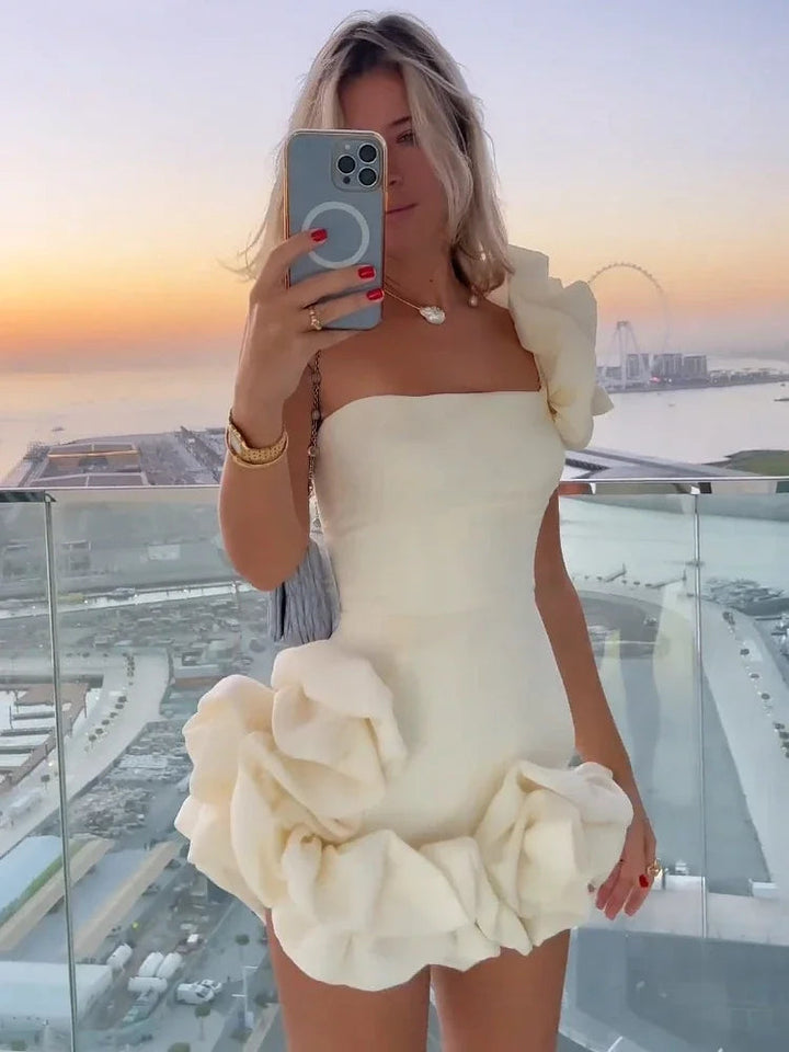 Lena | Robe Minikleid à Fleurs Élégante