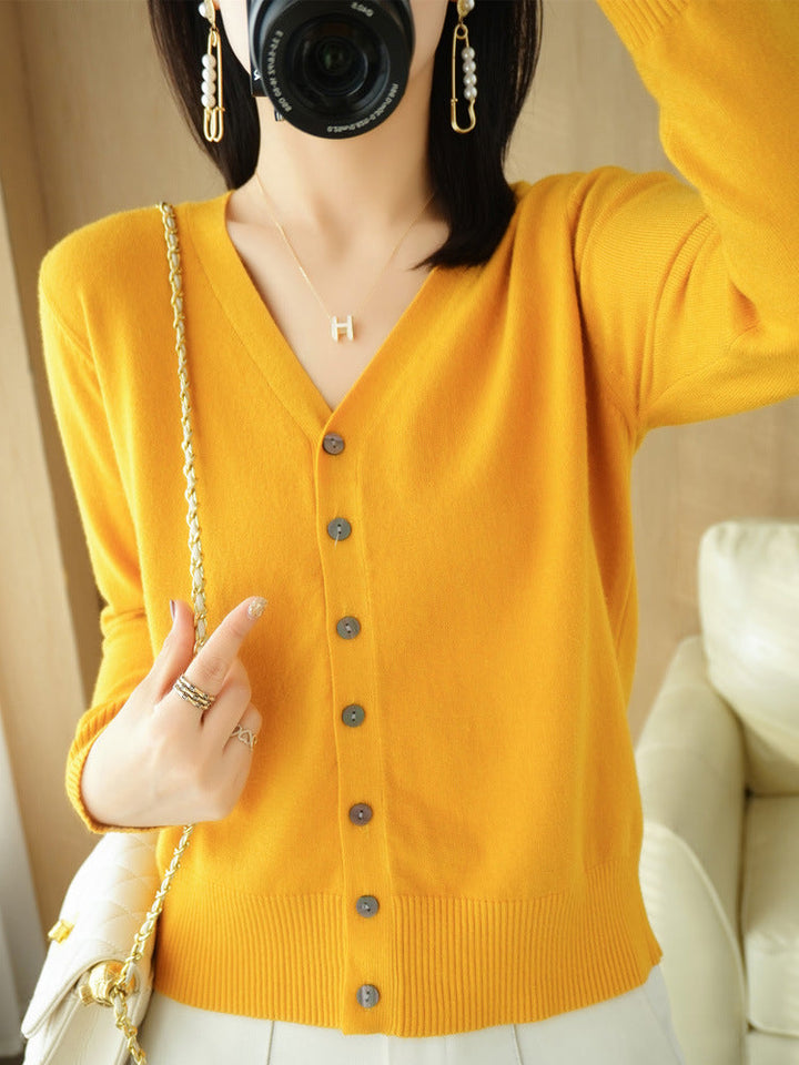 Cardigan pour femmes avec décolleté en V | Décontracté