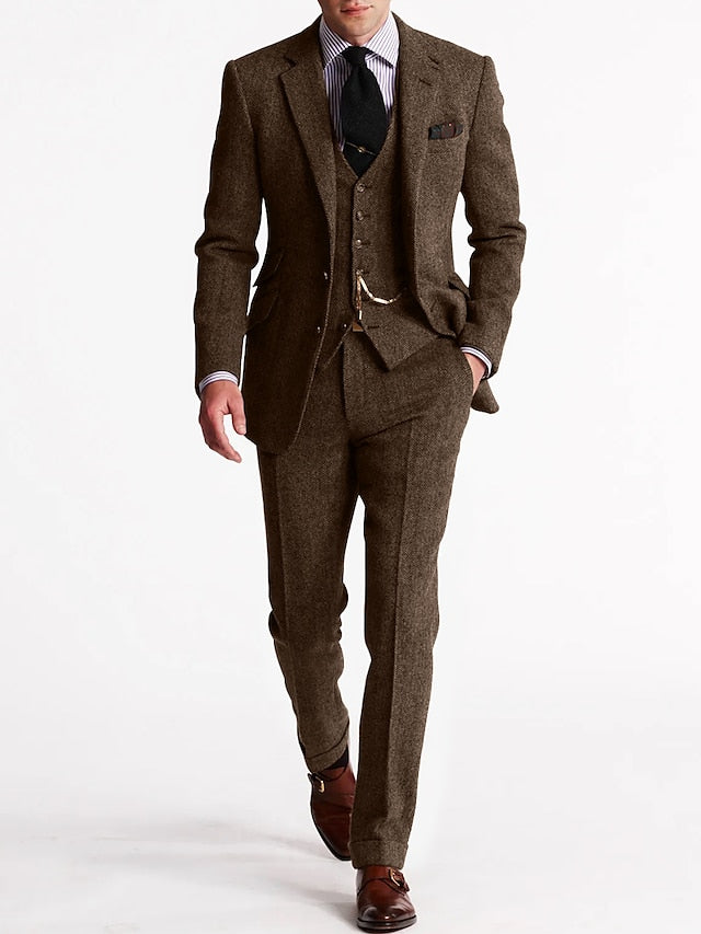Costume Classique pour Homme Invité de Mariage | Trois Pièces