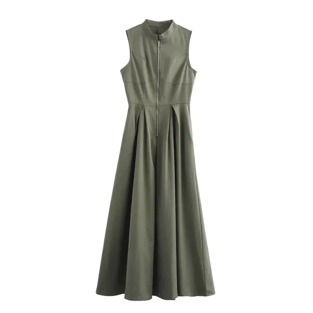 Zaira | Robe Maxi Femme A-Ligne Élégante Légère Été