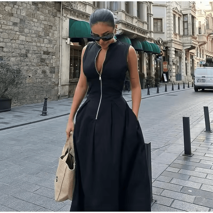 Zaira | Robe Maxi Femme A-Ligne Élégante Légère Été